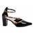 Scarpin Salto Bloco Grosso Verniz Preto
