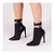 Bota Bico Fino Cano Médio Napa Preto - comprar online