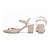 Scarpin Bege Enfeite Dourado - comprar online