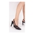 Scarpin Verniz Preto / Tela na Cor Preto - comprar online