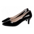 Scarpin Salto Curto Verniz Preto
