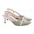 Scarpin Verde e Napa Off White - ZAMHÁ 
