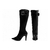 Bota Bico Fino Cano Alto Preto - loja online