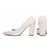 Scarpin Aberto do Lado Off White - comprar online