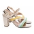 Sandália Ouro Light Com Tiras Coloridas - comprar online