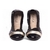 Sapatilha Maria Mole Bag Shoes Verniz Preto e Metalizado Ouro - ZAMHÁ 
