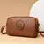 Bolsa Crossbody de Ombro Pequeno Retro, Monocromática, Couro PU - loja online