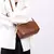 Bolsa Crossbody de Ombro Pequeno Retro, Monocromática, Couro PU na internet