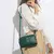 Bolsa de Couro Genuíno de Luxo Feminina Crossbody - ZAMHÁ 