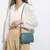 Bolsa de Couro Genuíno de Luxo Feminina Crossbody