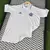 Camisa Flamengo Branca c/ Roxo Gola Polo
