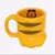 CANECA FORMATO 3D 350ML PATA GARFIELD - comprar online