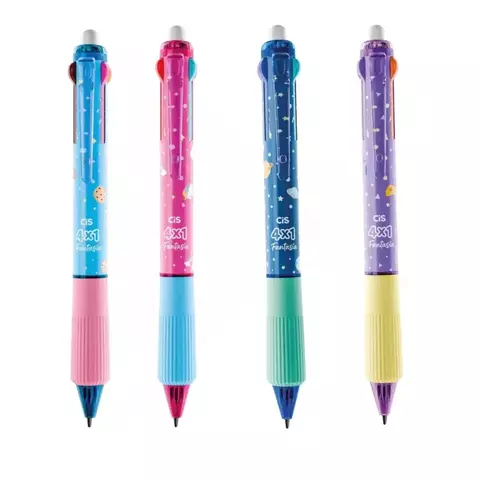 Caneta Gel - CIS - Fantasia - 4x1 - Apagável - 0,5mm - comprar online
