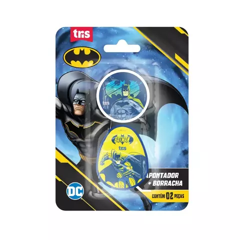 Kit Apontador com Depósito + Borracha - Batman - comprar online