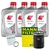 Kit Troca De Óleo 0w20 Original Idemitsu Sintético E Filtro Para Honda Civic City Fit Hrv Crv Wrv