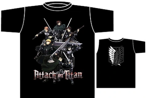 Remera Ataque A Los Titanes.