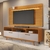 Painel até 70″ Cristal Cinamono + Rack Cristal Cinamono/Off White –