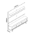 Painel até 85″ Royal 220 Off White + Rack Requinte 212 Off White /Azul – GELIUS - comprar online