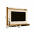 Painel até 55″ Davos Off White/Cedro – EDN MÓVEIS - comprar online