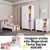 Guarda-Roupa 4 Portas Lívia + Cômoda Lívia + Mini Cama Juvenil Lívia - comprar online
