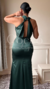 Vestido verde en internet