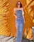 VESTIDO MEZCLILLA STRAPLESS - comprar en línea