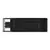 Pen Drive KINGSTON DataTraveler 70 64GB USB 3.2 Gen 1 Tipo C Negro - comprar online