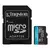 Tarjeta de Memoria KINGSTON Canvas Go Plus MicroSDXC 128GB UHS-I U3 V30 A2 - comprar online
