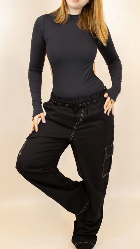 Calça Sarja Cargo