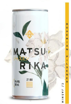 CERVEJA JAPAS MATSURIKA BOHEMIAN PILSENER COM JASMIN 310ML CAIXA C/12