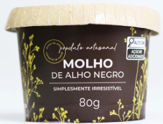 MOLHO DE ALHO NEGRO 80G CAIXA C/6
