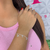 Pulseira Calda de Sereia com strass - Banhado a Prata - comprar online
