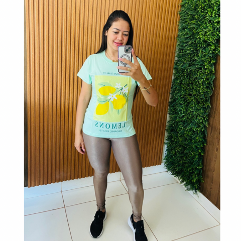 T-shirt 100% algodão estampa limão - comprar online