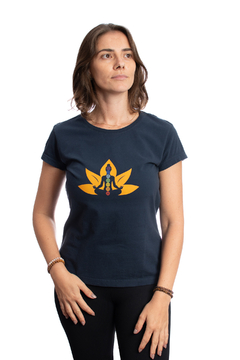 Baby Look Flor de Lotus