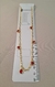 Colar Pedras Vermelhas - Folheado - 45cm - comprar online