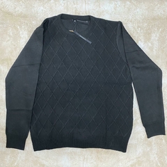 SWEATER ROMBO NEGRO - comprar online