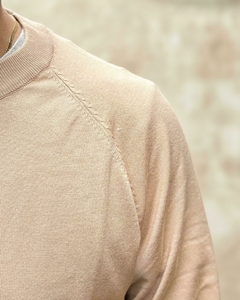 SWEATER CUELLO REDONDO - BEIGE en internet