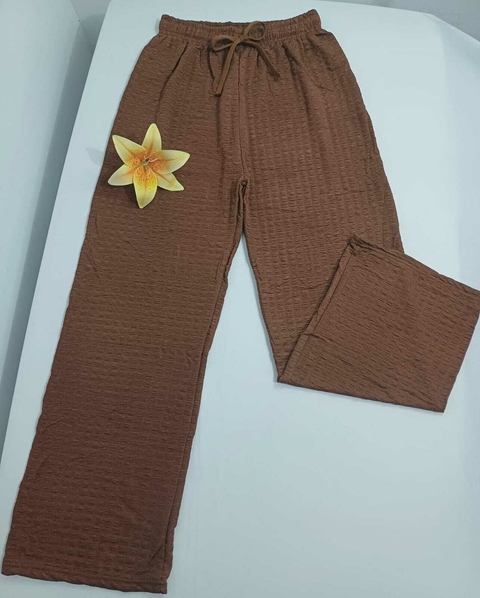 Pantalon tela galleta