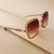 OCULOS DE SOL GLAMOUR (quadrado, metal com acetato) - comprar online