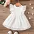Vestido de batismo rendado Livia - Mallu Baby