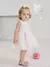 Vestido de batismo com chapéu para menina - comprar online