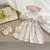 Verão irmã combina, vestido de princesa rosa Leonor - Mallu Baby
