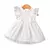 Vestido de batismo rendado Livia