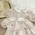 Imagem do Verão irmã combina, vestido de princesa rosa Leonor