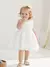 Imagem do Vestido de batismo com chapéu para menina