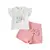 Conjunto bordado com flor - comprar online
