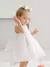 Vestido de batismo com chapéu para menina - loja online