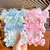 10 enfeite com grampos de cabelo para bebê flor e laço - Mallu Baby