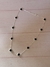 Collar trébol circón negro en internet