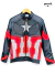 Chaqueta Capitan America Eco-cuero para adulto - Marvel Comics - tienda online